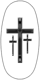 DASOV 517 BK WT Black 3 Crosses White Background copy